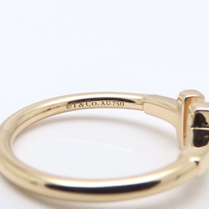 TIFFANY&Co. ティファニー Tワイヤー リング 指輪 10号 60147375 K18PG