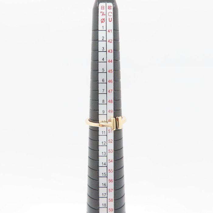 TIFFANY&Co. ティファニー Tワイヤー リング 指輪 10号 60147375 K18PG