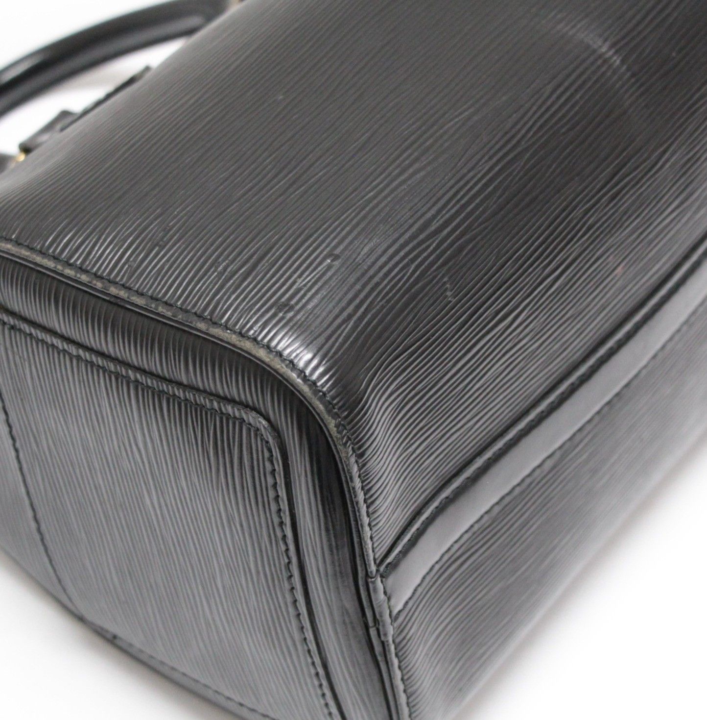 ルイヴィトン Louis Vuitton スピーディ25 ボストンバッグ エピ 黒