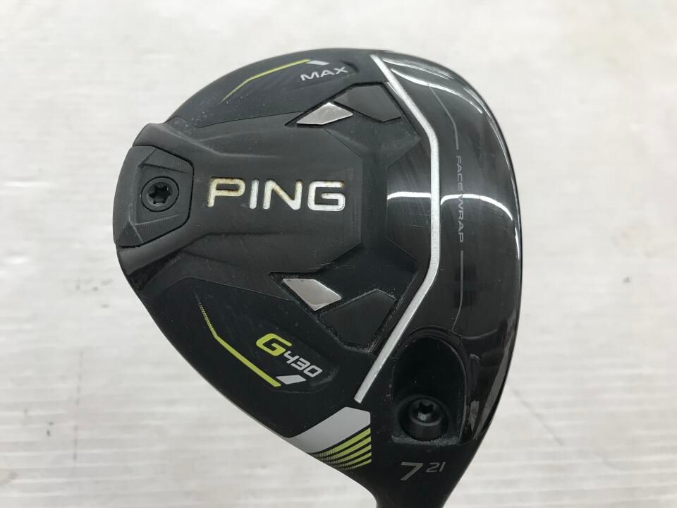 ピン　G430 MAX　21度　ALTA J CB BLACK　Rフレックス　フェアウェイウッド　中古【最短即日発送】