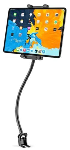 【2026最新進化&最強の安定】Wukanleng タブレットホルダー 車 シートレールの取り付け ipad 車載ホルダー トラック タブレットホルダー タブレット スタンド 車 頑丈な金属素材 フレキシブルアーム 土台強化 360度回転 自 916ec8ce