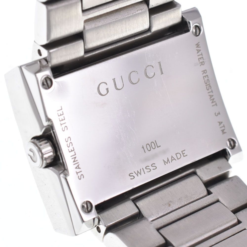 グッチ GUCCI YA100520/100L Gレクタングル シルバー クォーツ