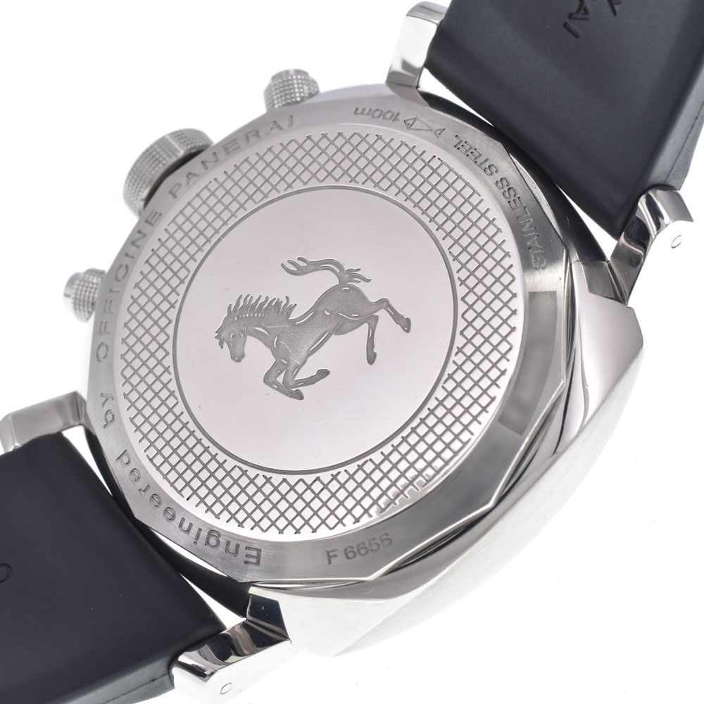 パネライ PANERAI FER00008 フェラーリ ブラック 自動巻き メンズ 美品