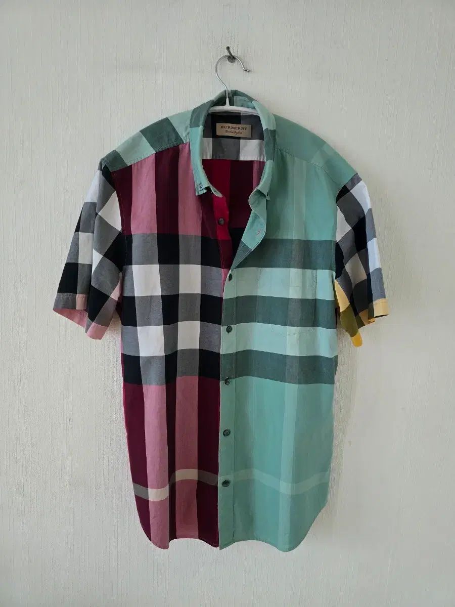(正規品) バーバリー マルチチェック シャツ M