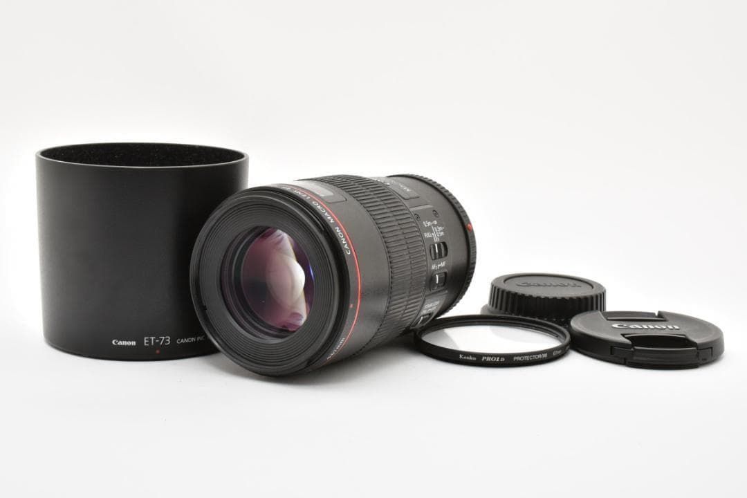 【296】Canon キャノン EF 100mm F2.8 L IS USM マクロレンズ 単焦点