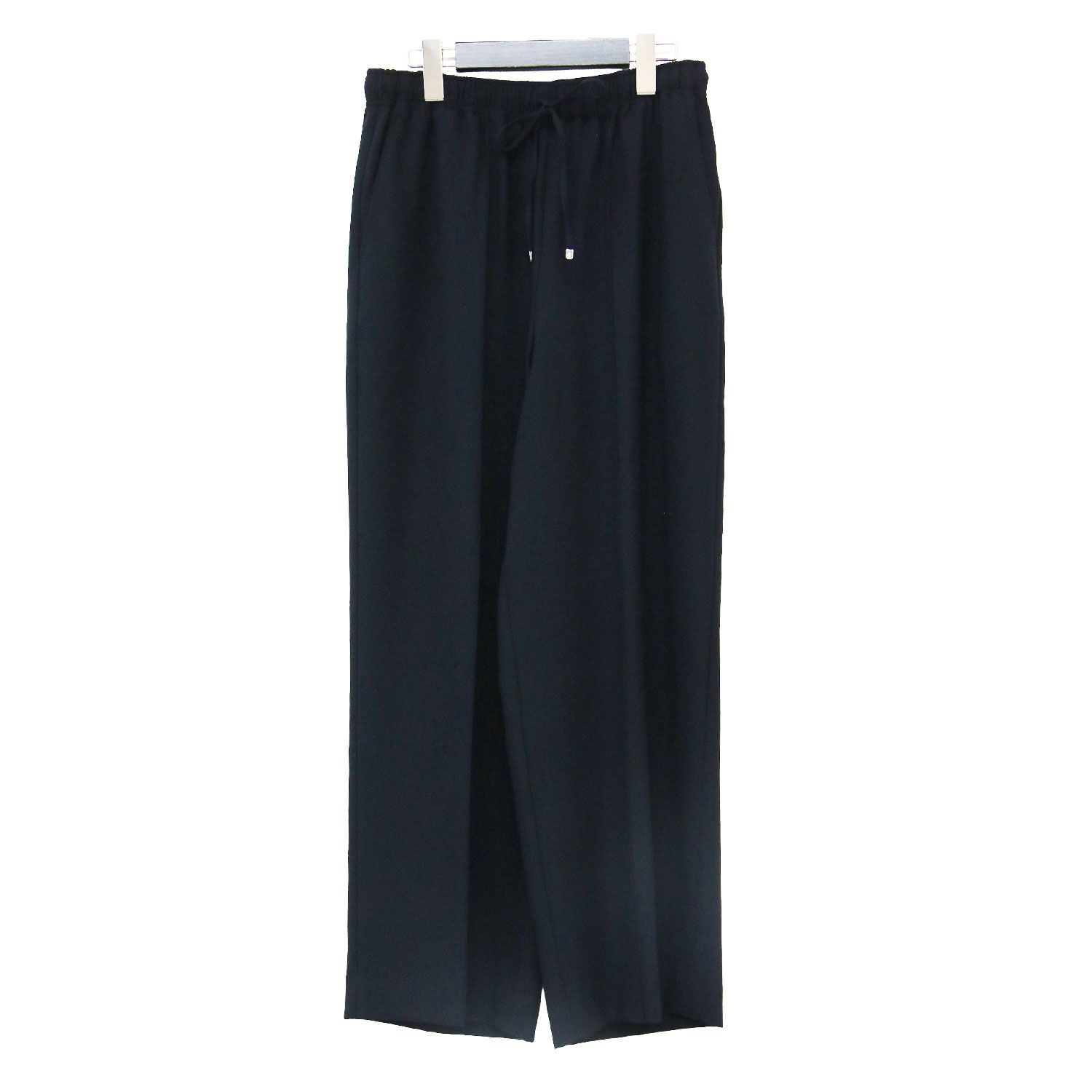 MACKINTOSH PHILOSOPHY マッキントッシュ フィロソフィー パンツ ネイビー 紺 サイズ:38(M) 25AW アルビーイージーパンツワイド Alby Easy Pants Wide ウエストゴム ドローコード【レディース】【中古】