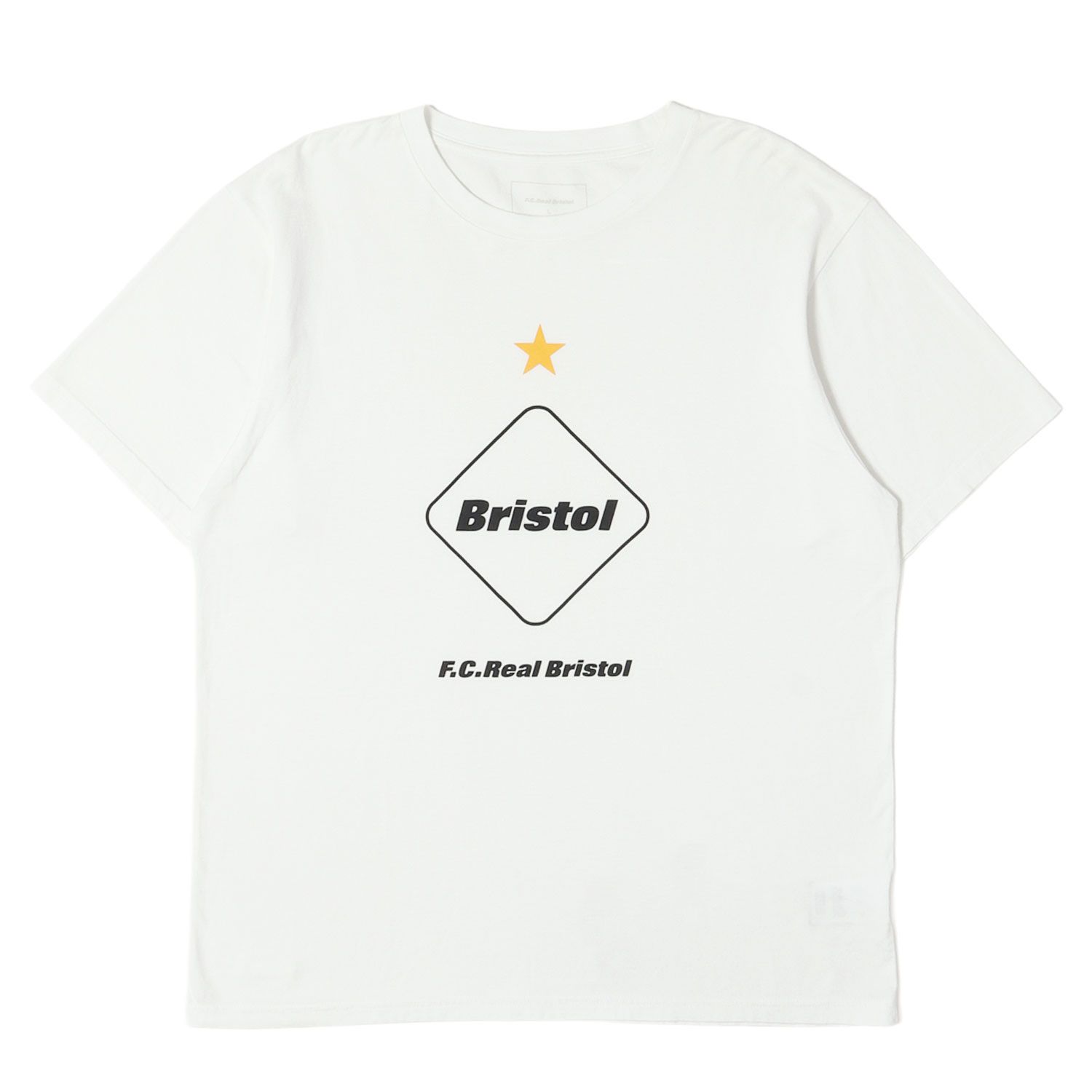 ブリストルtシャツ F.C.Real Bristol エフシーレアルブリストル Tシャツ ホワイト 白