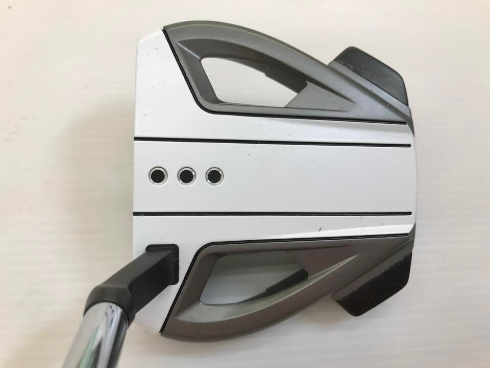 テーラーメイド　Spider EX PLATINUM/WHITE FLOW NECK　パター　中古【最短即日発送】｜詳細画像