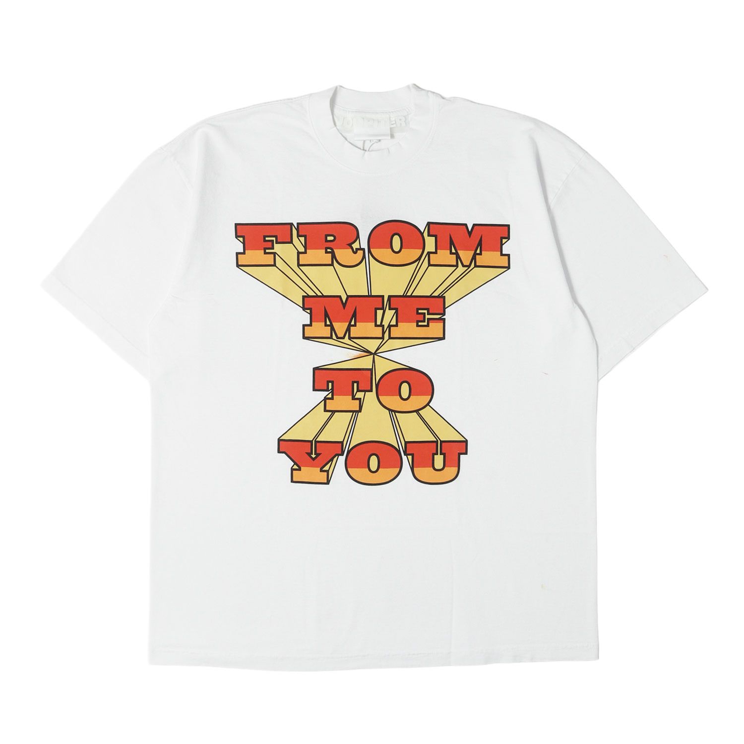 【新品】JOOPITER ジュピター Tシャツ ホワイト 白 サイズ:XL 23AW NIGO FROM ME TO YOU クルーネック Tシャツ トップス カットソー 半袖 コラボ【メンズ】