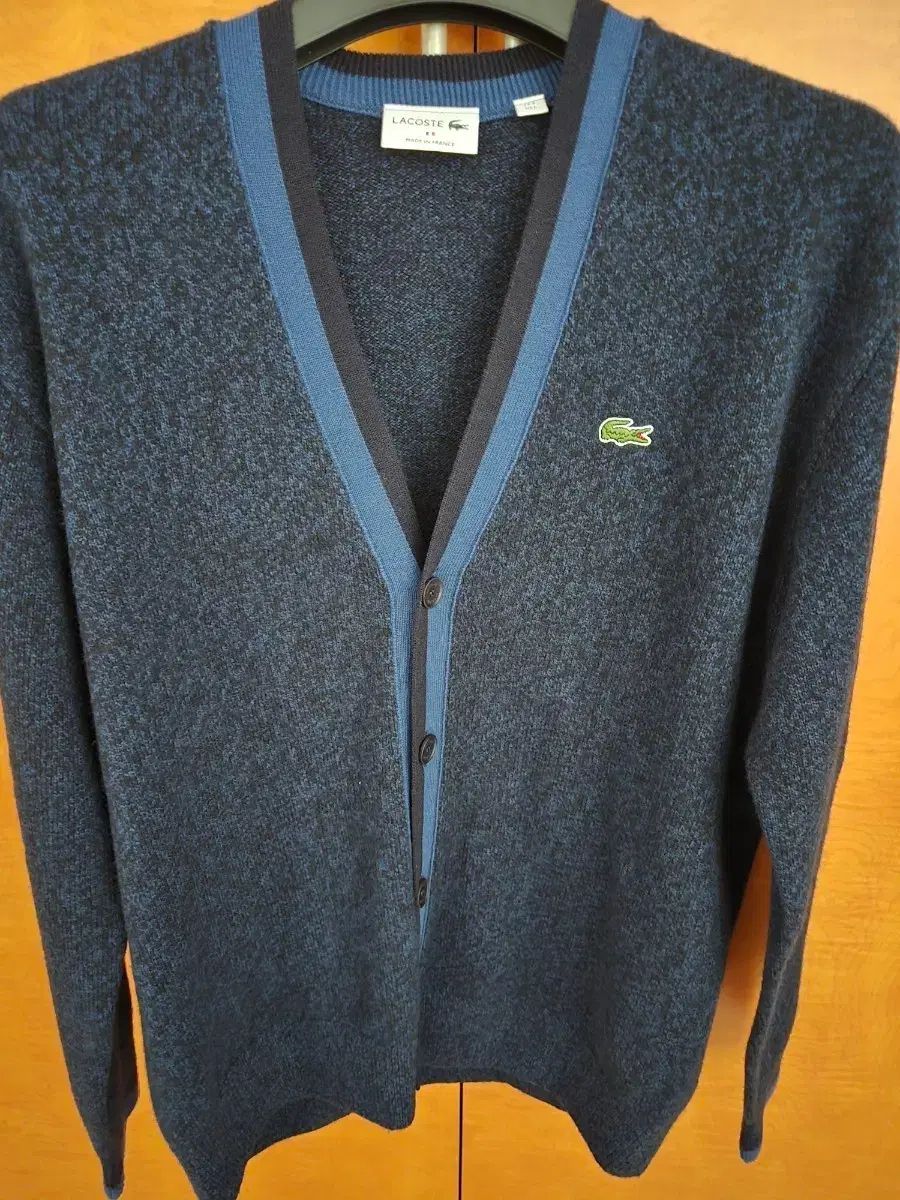 ラコステ LACOSTE カーディガン ネイビー 出品