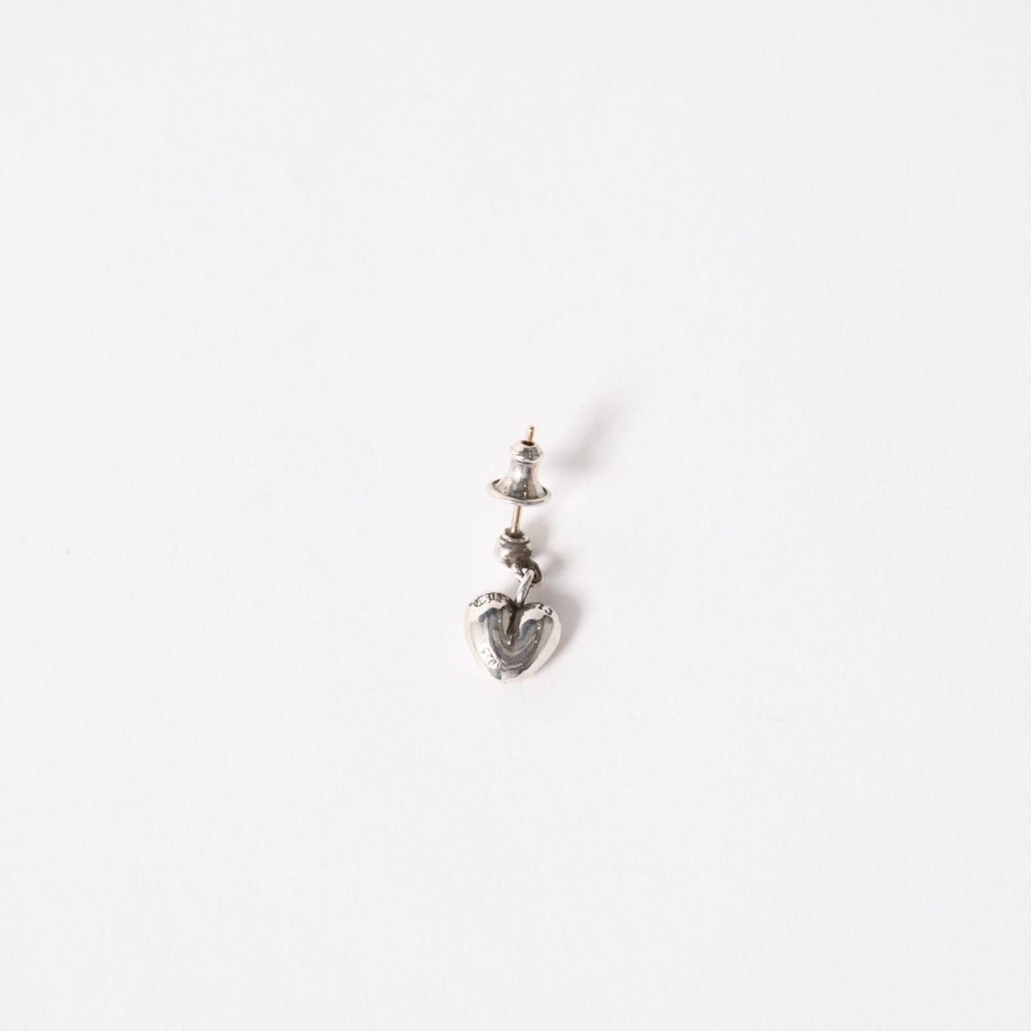 極美品 CHROME HEARTS クロムハーツ ハートドロップイヤリング 片耳 13
