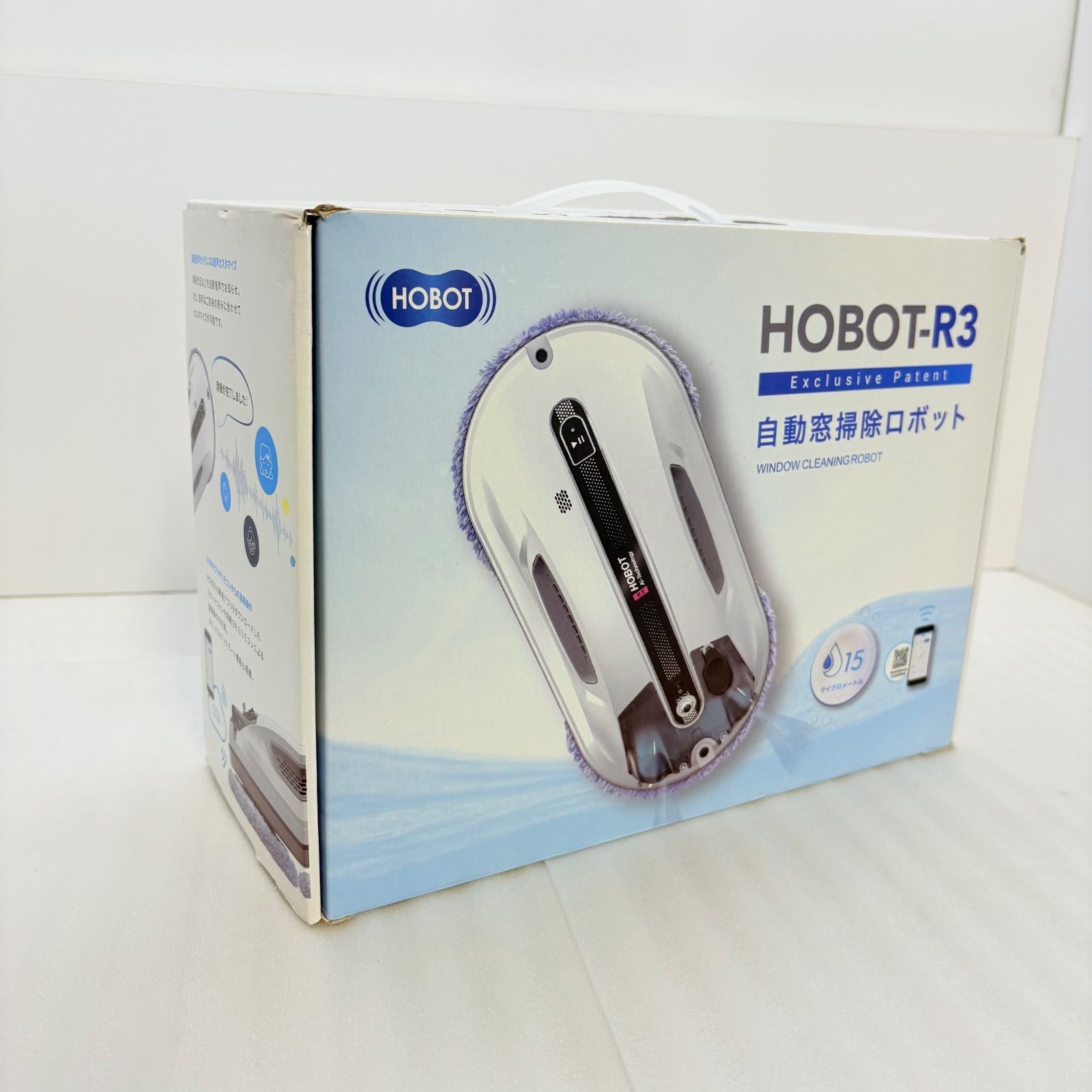 ジャンク品】HOBOT-R3 自動窓掃除ロボット ホボット 元箱付 通電確認済