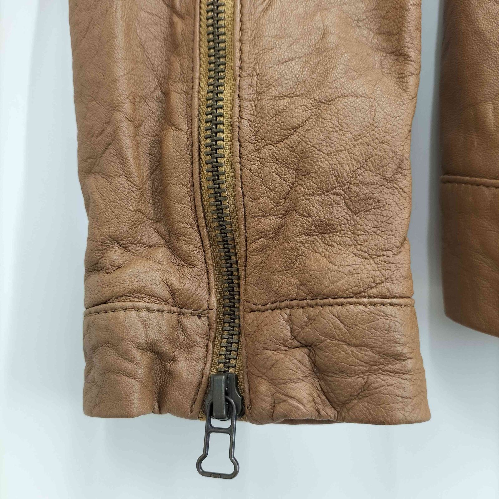 モルガンオム MORGAN HOMME ラムレザー シングルライダースジャケット