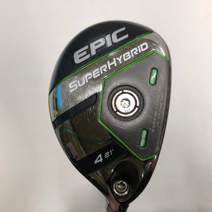 キャロウェイ　EPIC SUPER HYBRID　21度　MCI 80　Sフレックス　ユーティリティ　中古【最短即日発送】