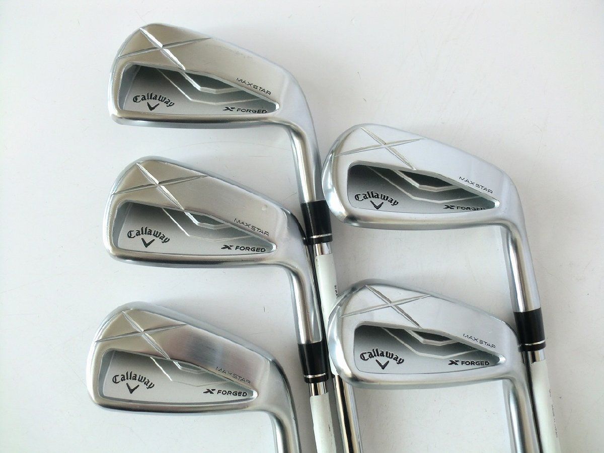 中古品 キャロウェイ X FORGED MAX STAR アイアン 6-Pw 5本 N.S.PRO MODUS 105 S