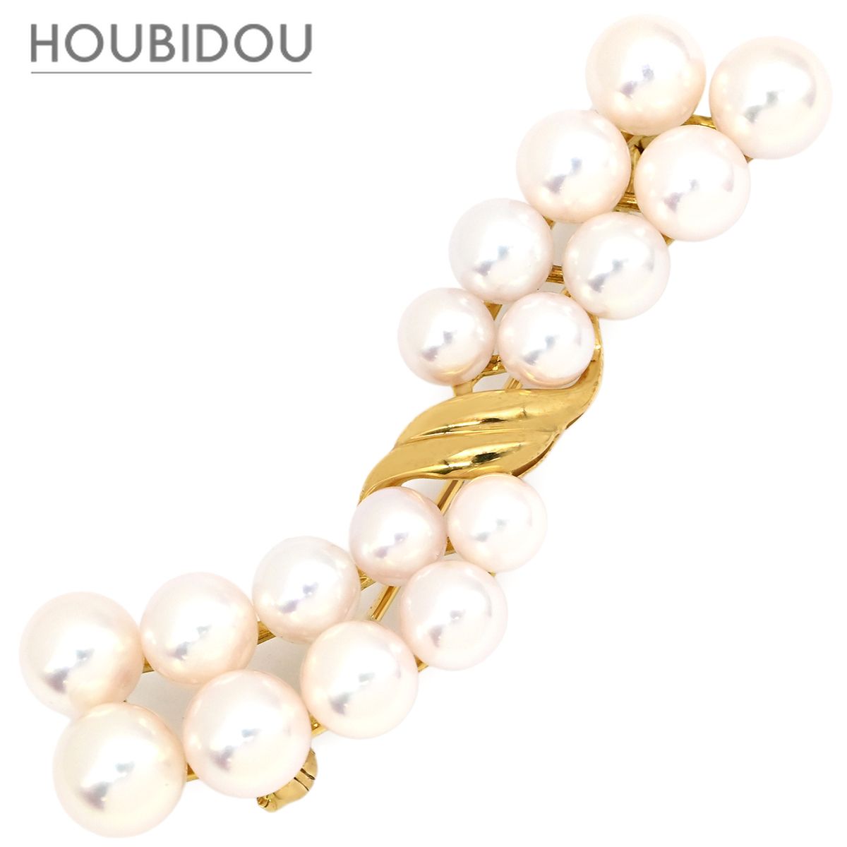 ミキモト MIKIMOTO ブローチ パール デザインブローチ パールホワイト