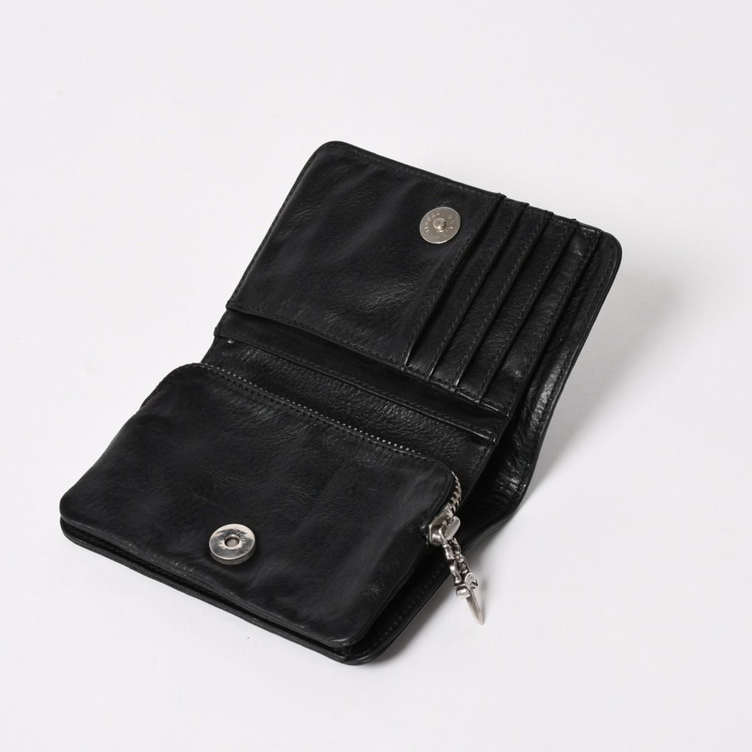 極美品 CHROME HEARTS クロムハーツ WALLET JOEY ジョーイウォレット