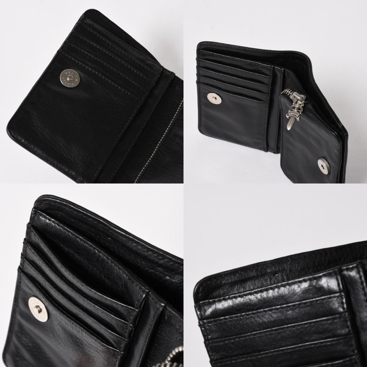極美品 CHROME HEARTS クロムハーツ WALLET JOEY ジョーイウォレット