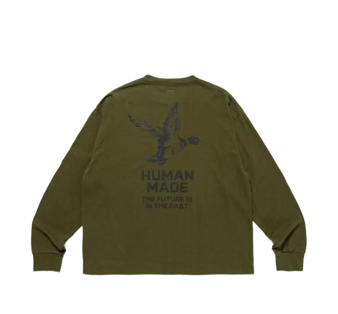 HUMAN MADE 長袖カットソー オリーブ HUMAN MADE ヒューマンメイド ダック ロングスリーブ オリーブ - メルカリ