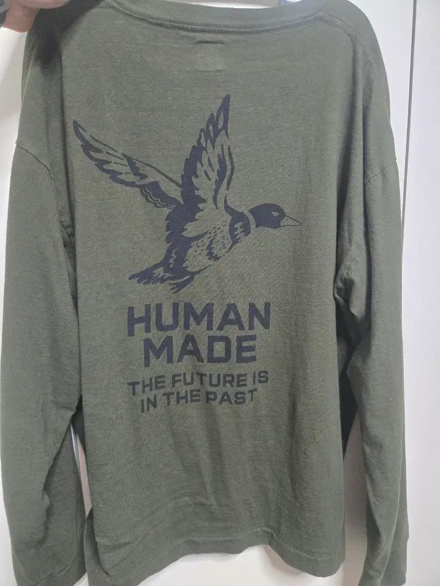HUMAN MADE ヒューマンメイド ダック ロングスリーブ オリーブ - メルカリ