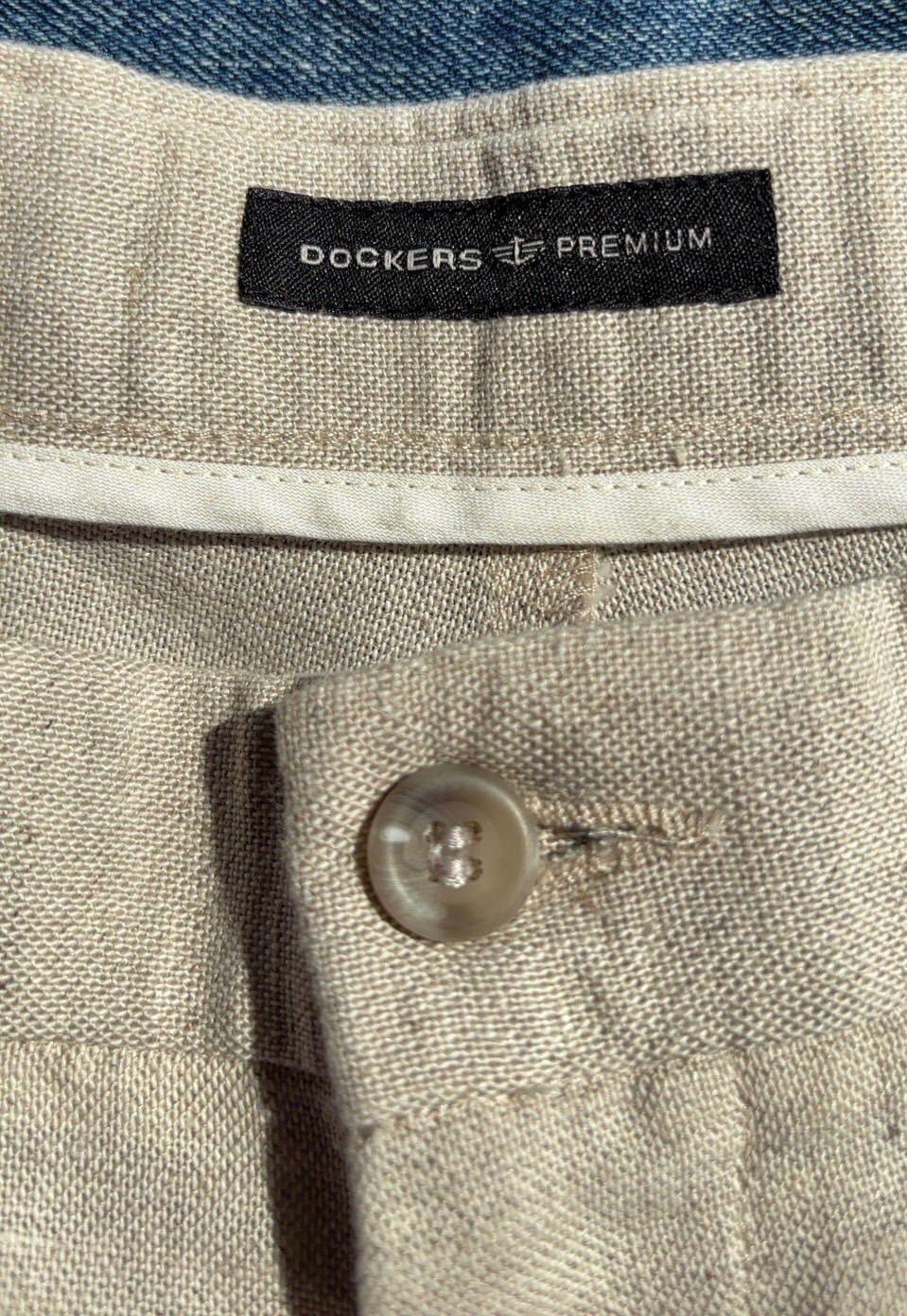 DOCKERS ドッカーズリネンコットンパンツ 34-30 - メルカリ