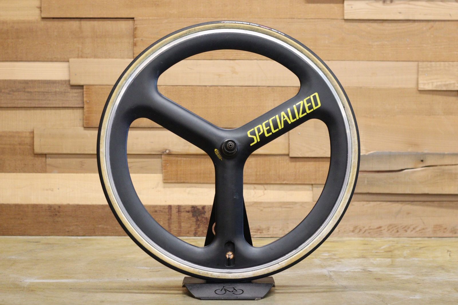 スペシャライズド SPECIALIZED アルミ カーボン チューブラー 3本バトン リアホイール シマノ 10S 【立川店】