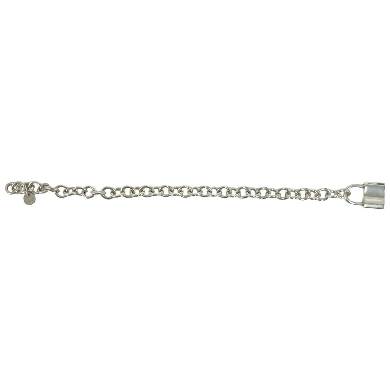 Tiffany & Co. シルバーブレスレット 約20cm 極 美品 TIFFANY&Co. ティファニー ロック ブレスレット シルバー925