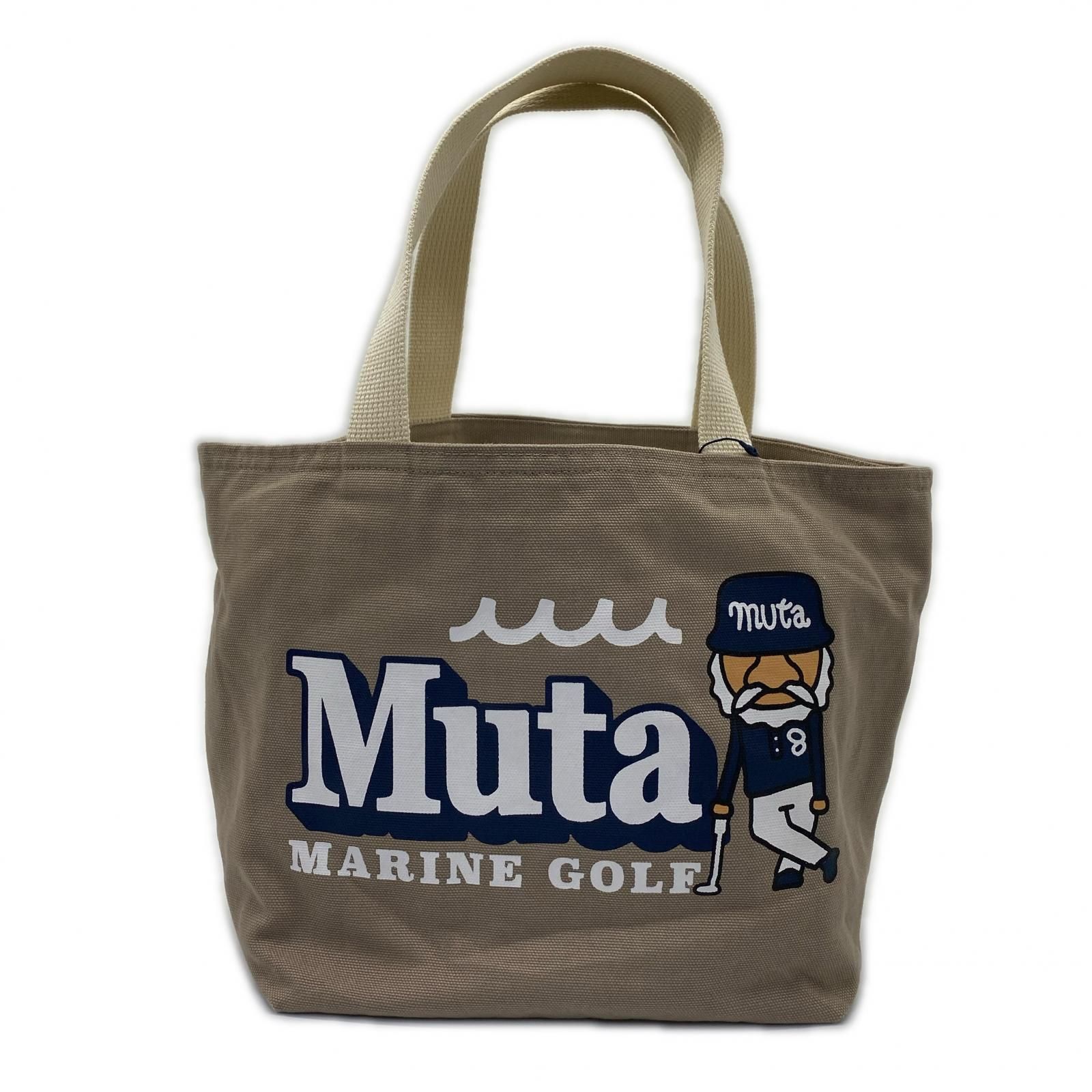 未使用品　muta MARINE ロッカーバッグ　トートバッグ ベージュ　旅行鞄 未使用品 ムータマリン muta MARINE カートバッグ ベージュ ラウンド