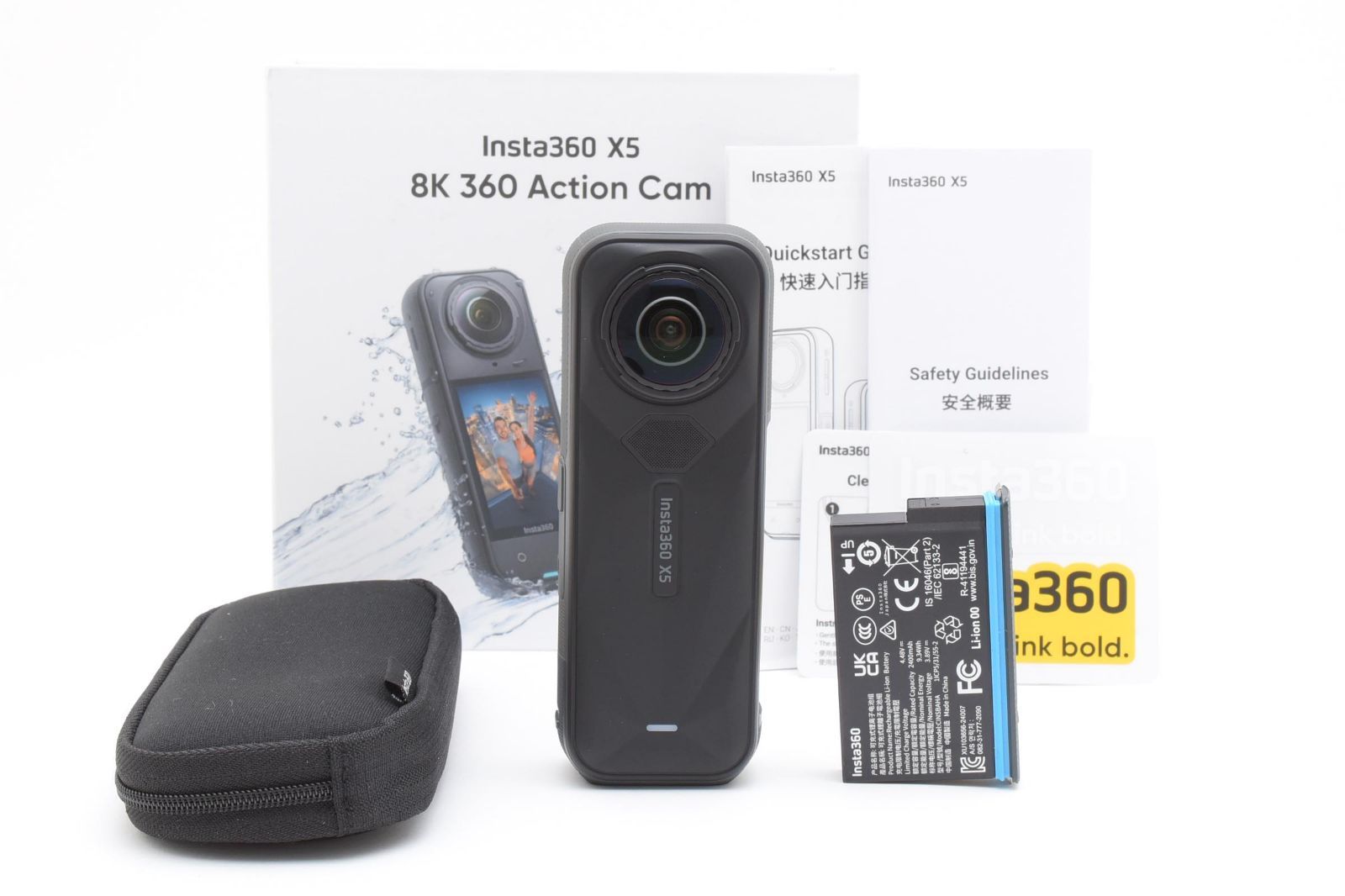 ★新品級★ インスタサンロクマル Insta360 X5 CINSAAHA-X510 《元箱付・付属品多数！》★完動品★ #A606119