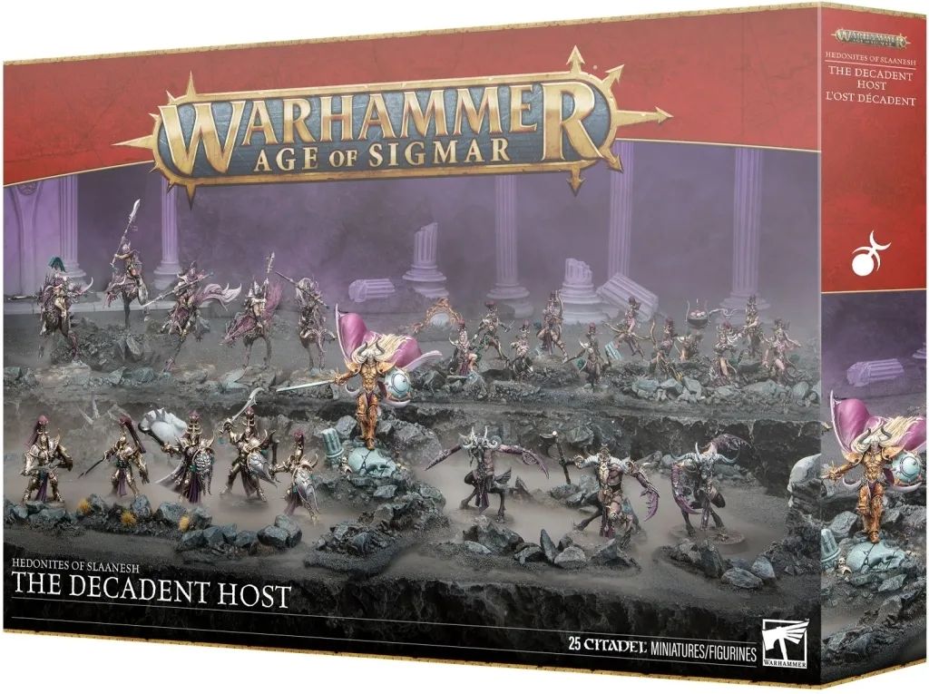 【中古】ミニチュアゲーム ヘドナイト・オヴ・スラーネッシュ： 頽廃の軍団 「ウォーハンマー エイジ・オヴ・シグマー」 (Hedonites of Slaanesh： The Decadent Hos) [83-125]
