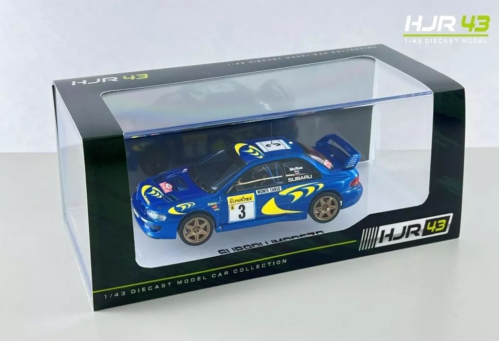 【中古】ミニカー 1/43 スバル インプレッサ モンテカルロ 1997 #3 [HJR431001A]