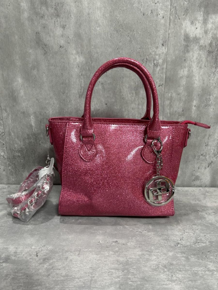 美品 GYDA ジェイダ GGチャーム グリッター ショルダー バッグ size 