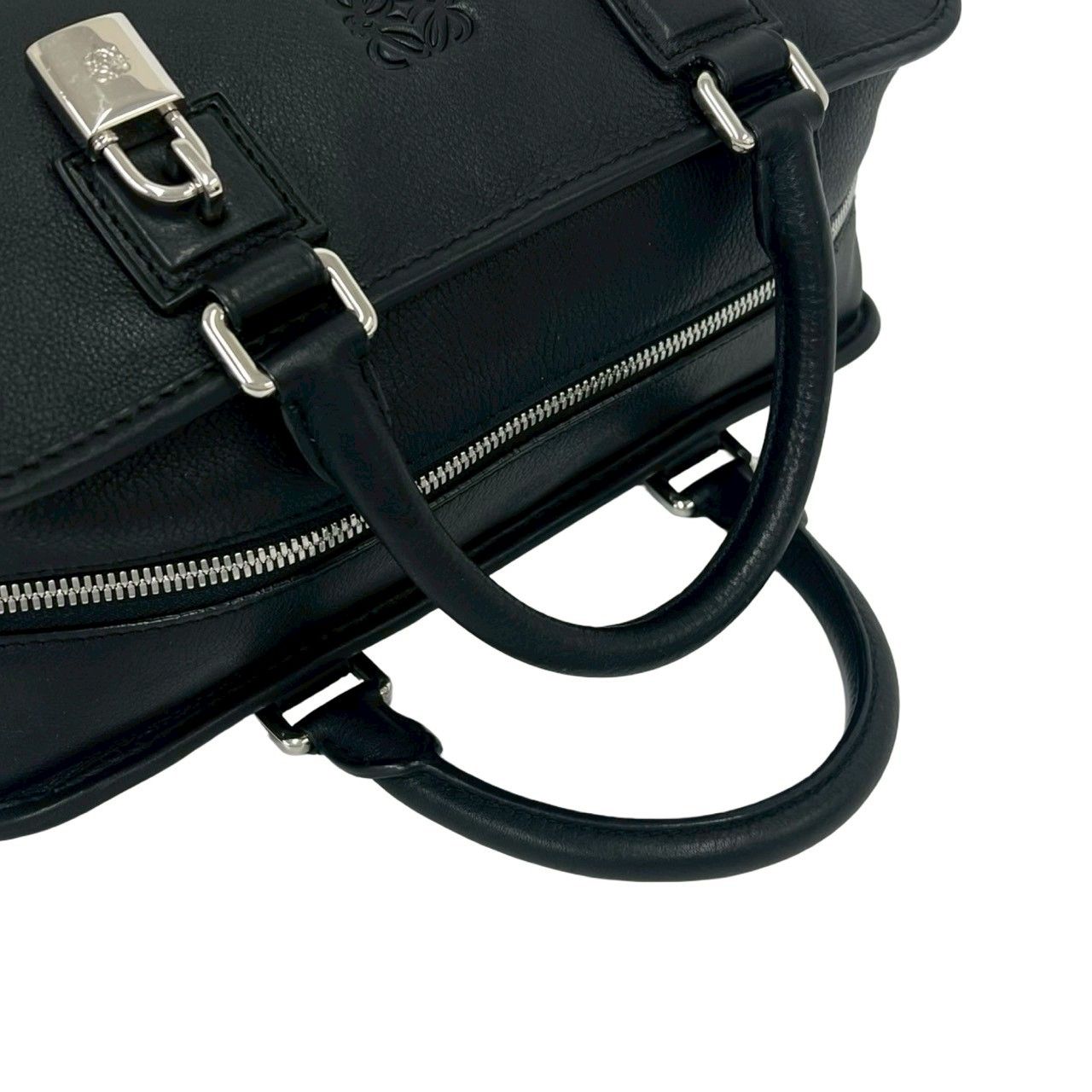 極 美品 保存袋付き LOEWE ロエベ アマソナ 28 ハンドバッグ