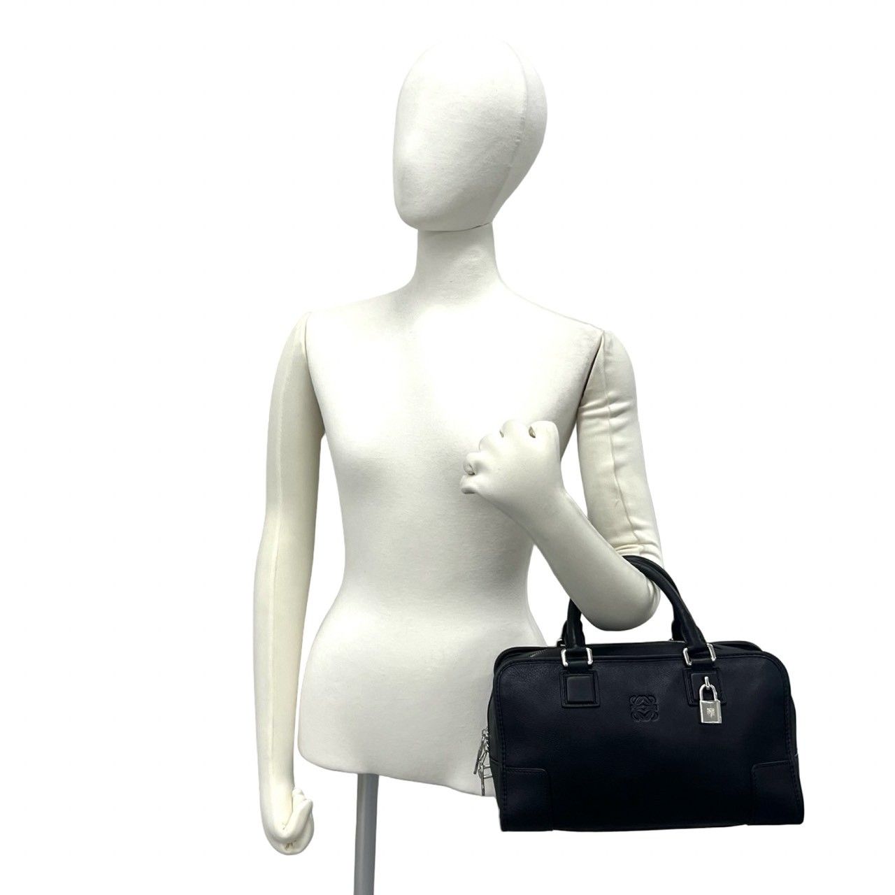 極 美品 保存袋付き LOEWE ロエベ アマソナ 28 ハンドバッグ