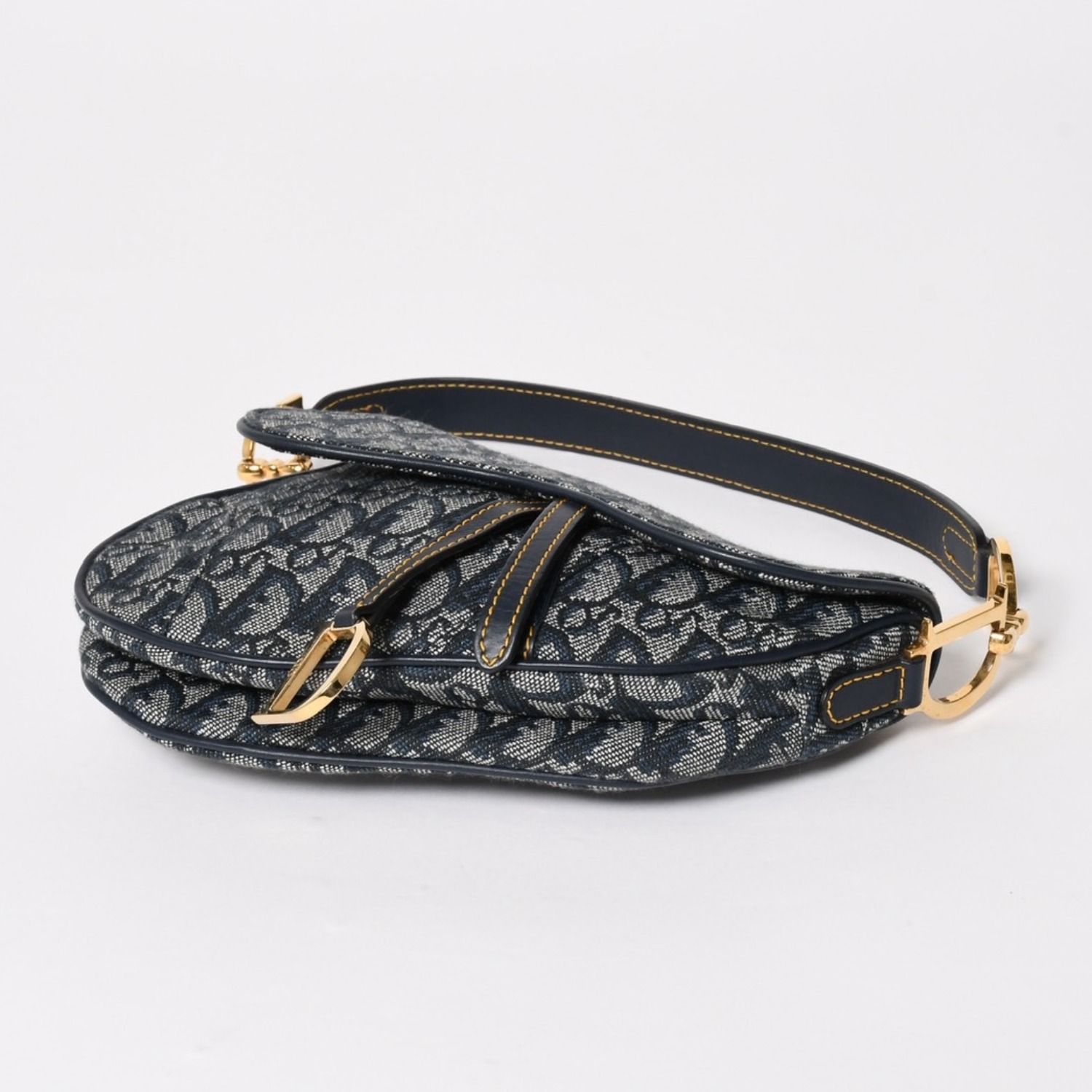 極美品 Christian Dior クリスチャンディオール ミニ サドルバッグ