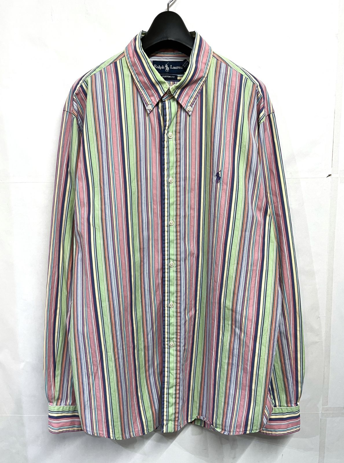 Polo by Ralph Lauren ストライプシャツ L 16 1/2 REGENT CLASSIC FIT 