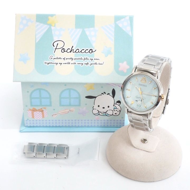 美品】セイコー×ポチャッコ35周年記念 コラボウォッチ 7N01-HFF0 2000