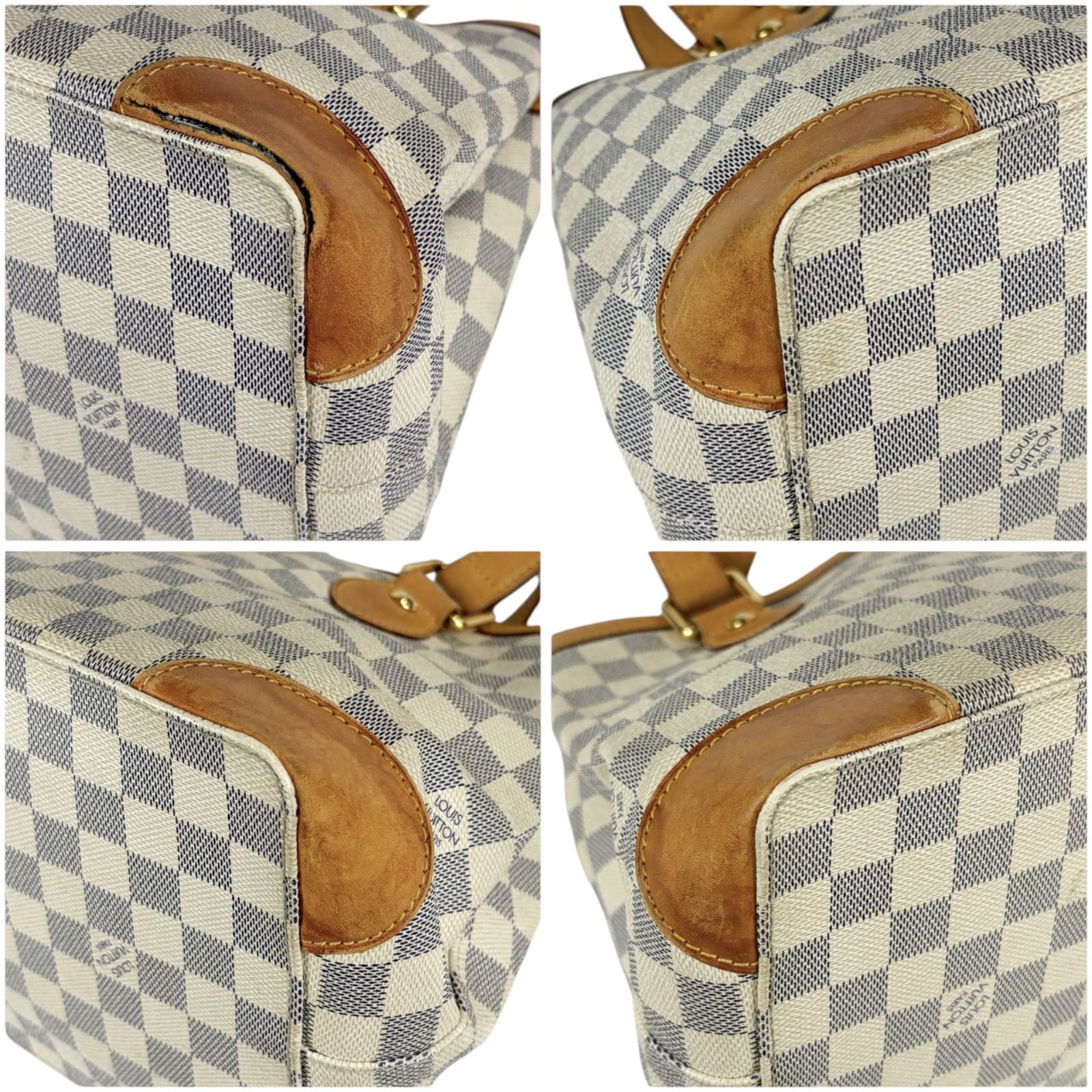 LOUIS VUITTON ルイヴィトン ダミエアズールレザー ハムステッドPM