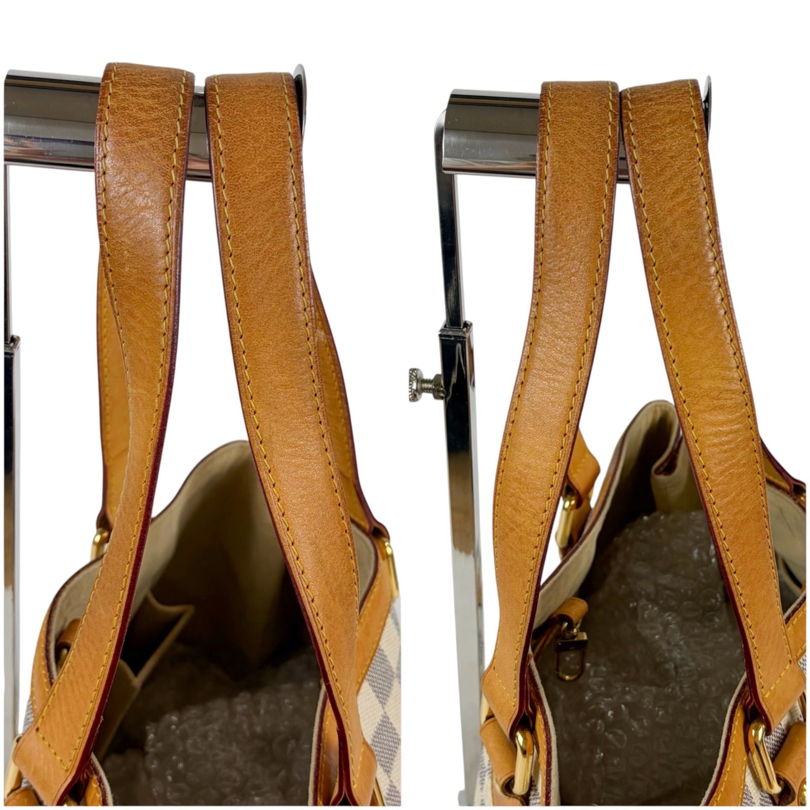 LOUIS VUITTON ルイヴィトン ダミエアズールレザー ハムステッドPM 