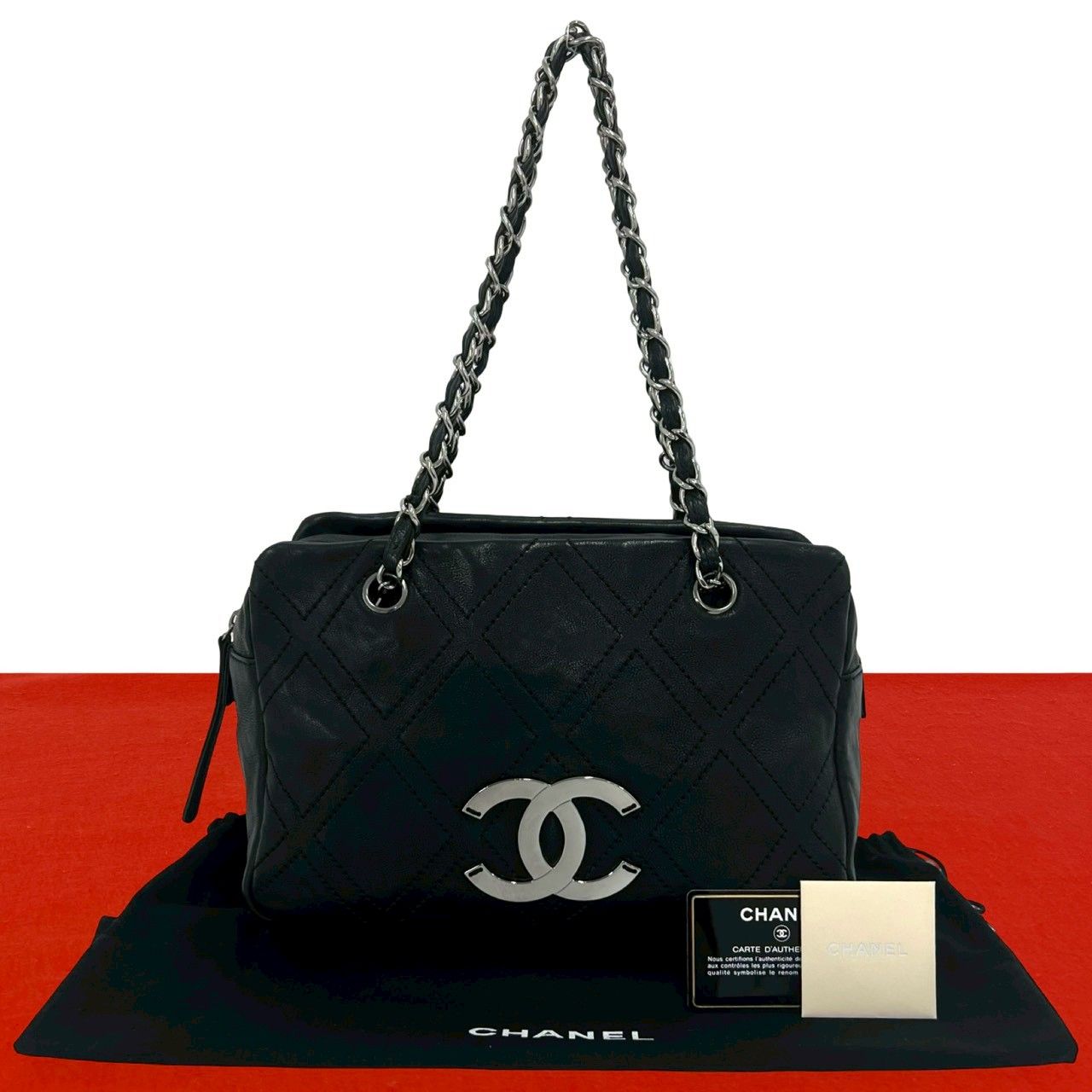 極 美品 保存袋 カード シール有 10番台 CHANEL シャネル ココマーク