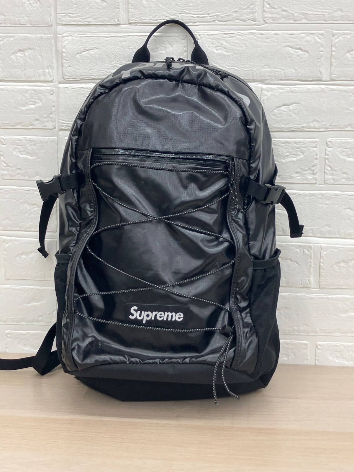 バックパック　リュック　supreme シュプリーム　17AW ブラック Supreme backpack Black 17AW シュプリーム バックパック ブラック No