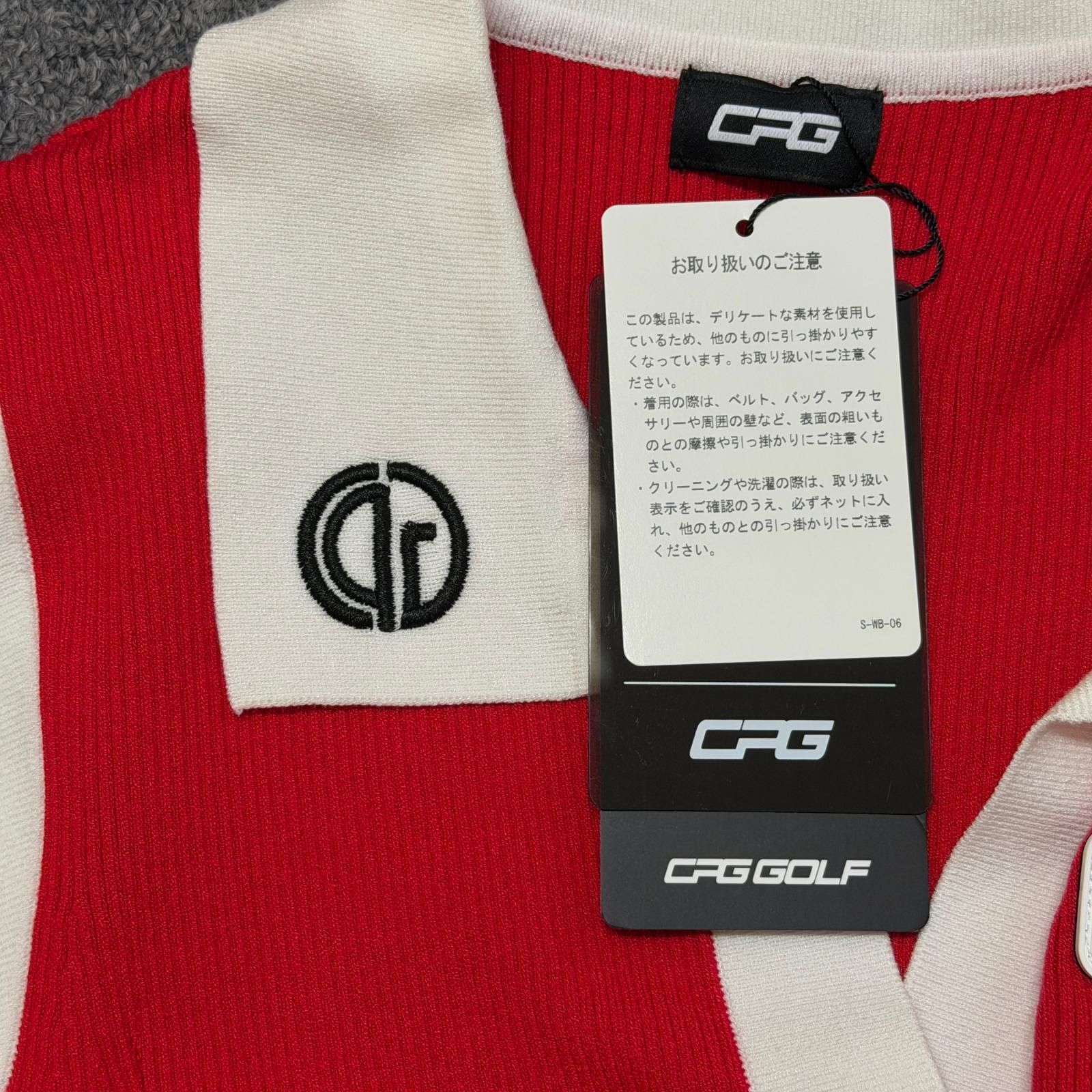 参考上代35200円 未使用 CPG GOLF スキッパーニットドレス ゴルフ