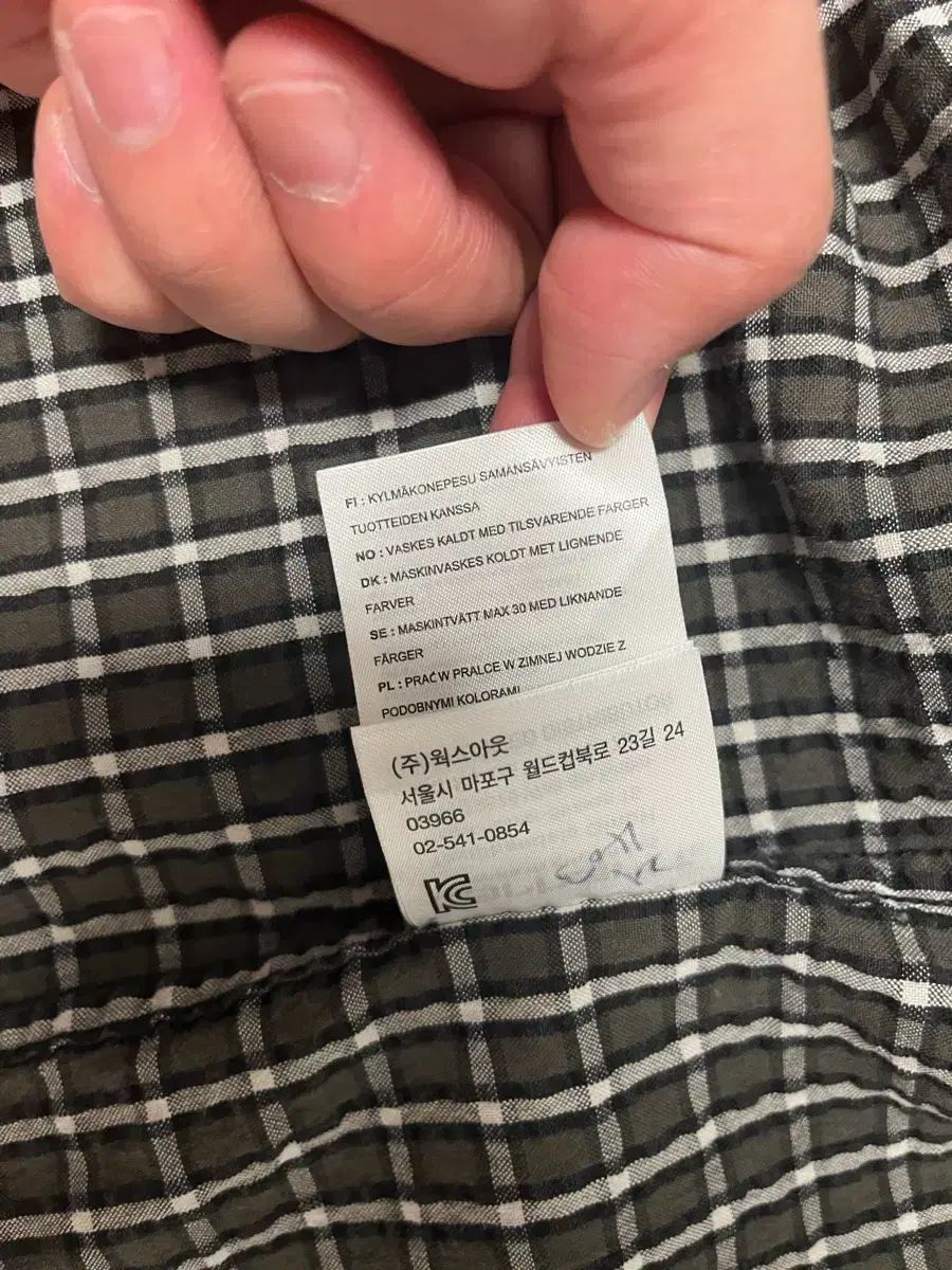 Carhartt WIP ドライシアサッカー チェック シャツ XL