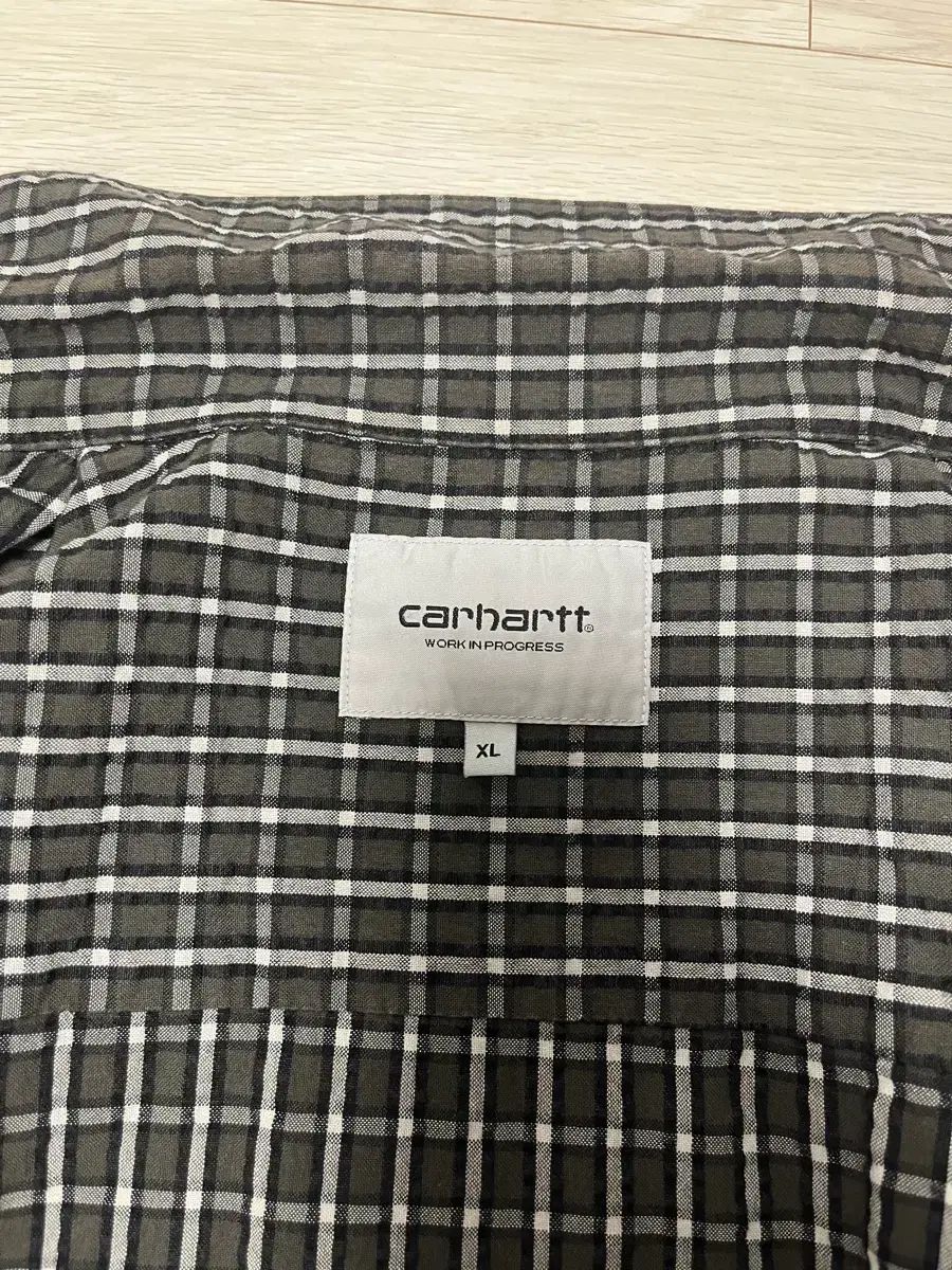 Carhartt WIP ドライシアサッカー チェック シャツ XL