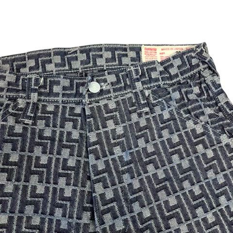 エヴィス EVISU yamane Lot.5500 デニム ジーンズ コットン モノグラム