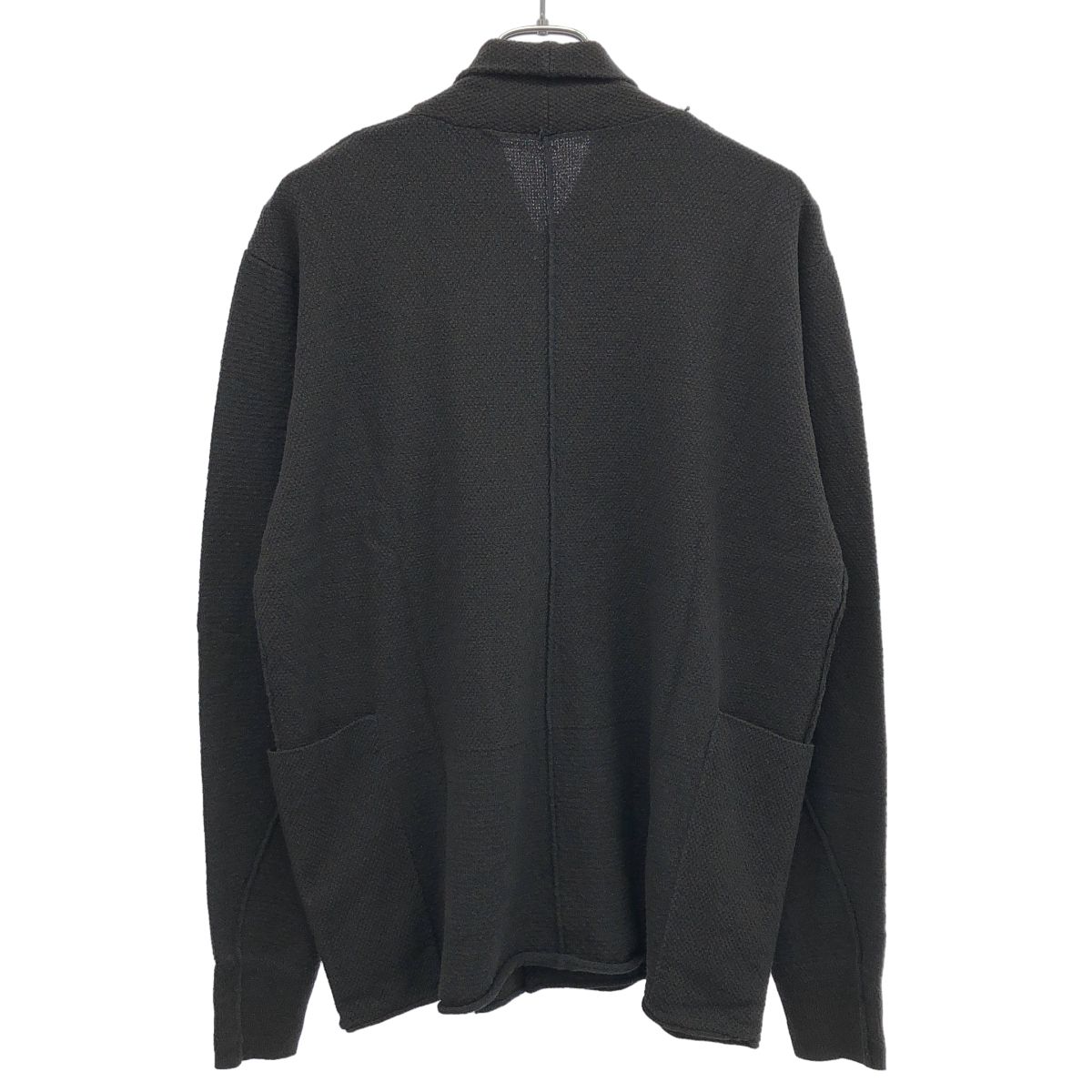 RT-106642　未使用　DEVOA　カーディガン　チャコールグレー DEVOA デヴォア 24AW Knit Cardigan Cotton / Nylon / Acrylic