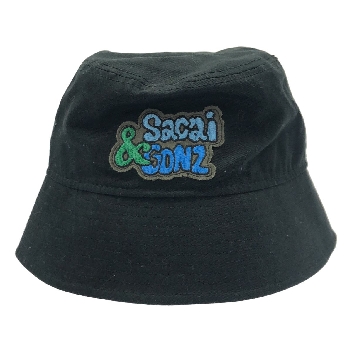 sacai マークゴンザレス　コラボ　バケットハット 黒 sacai×Mark Gonzales Gonz×NEWERA サカイ マークゴンザレス ゴンズ