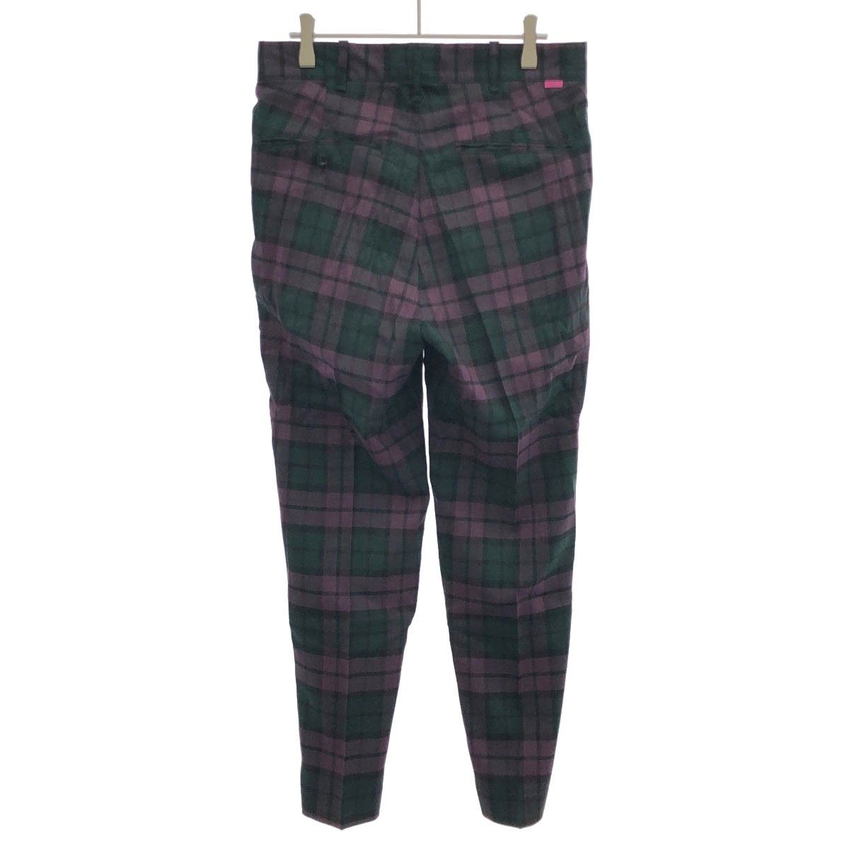 ユナイテッドアローズ&サンズ タータンチェック セットアップ パープル UNITED ARROWS & SONS ユナイテッドアローズ アンド サンズ DAPPER