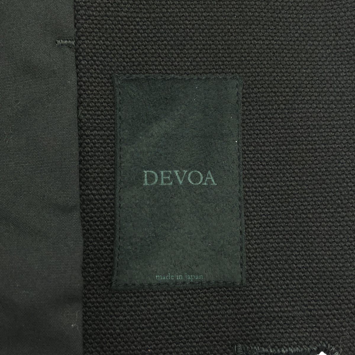 DEVOA デヴォア スタンドカラージャケット ブラック 3 - メルカリ