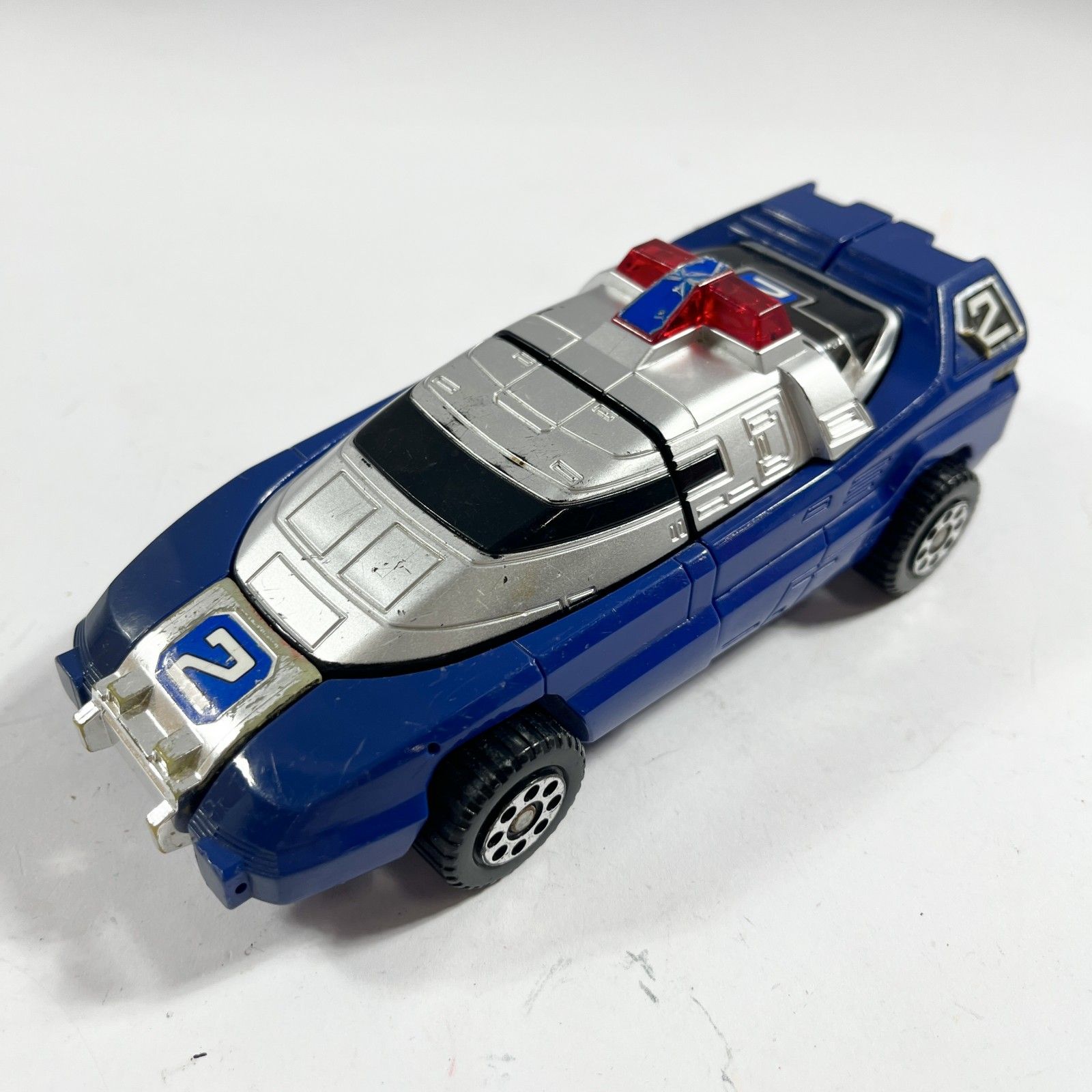 ★ 激走戦隊カーレンジャー ポリスファイター VRVロボ バンダイ BANDAI 当時物 平成レトロ 1996年 パトカー 戦隊ロボ 2号車 希少 レア 現状品